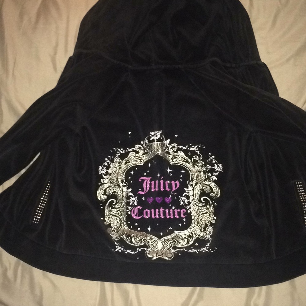 Black kids juice couture jacket